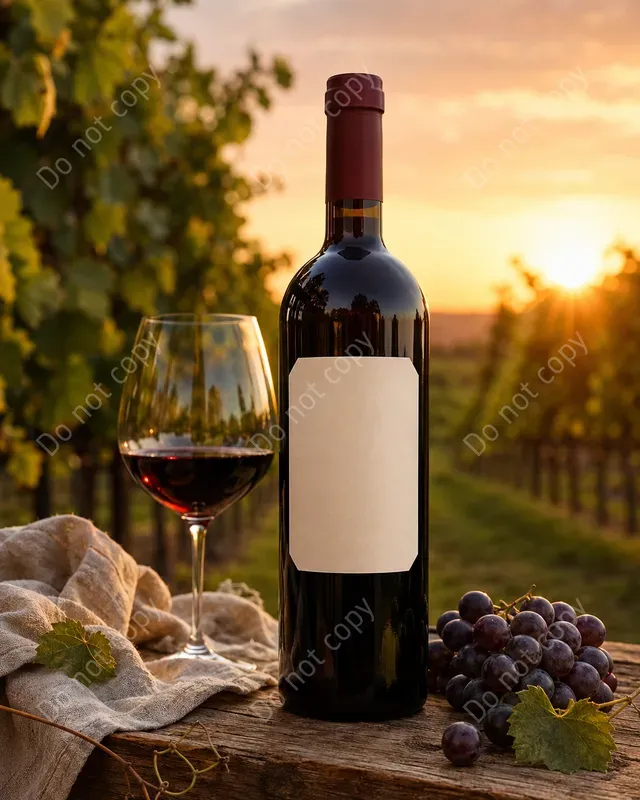 Wine Bottle Product Photography