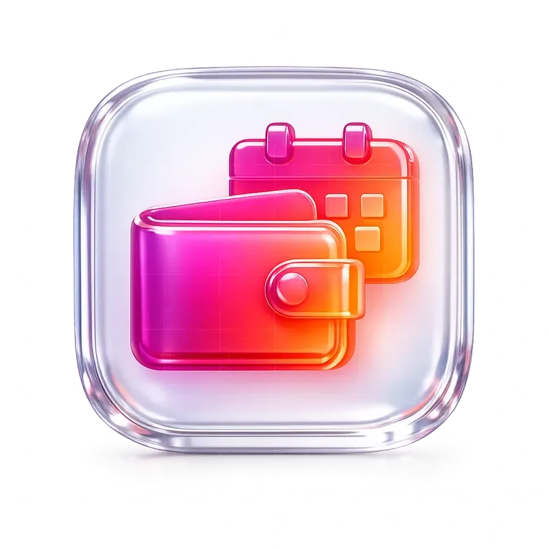 Glassmorphism 3D App Icons