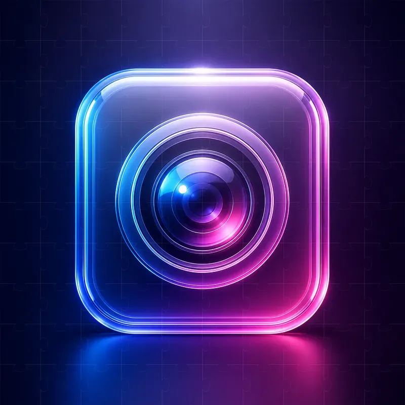 Glassmorphism 3D App Icons