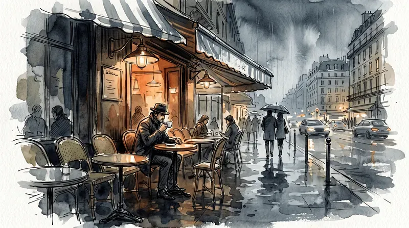 Cinematic Watercolor Ink Scenes