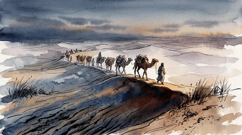 Cinematic Watercolor Ink Scenes