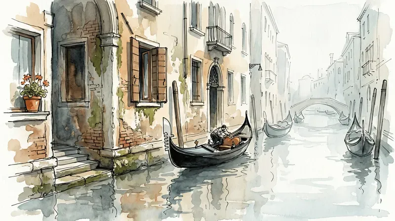 Cinematic Watercolor Ink Scenes