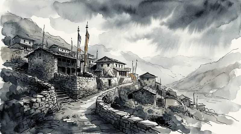 Cinematic Watercolor Ink Scenes