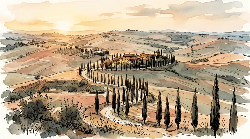 Cinematic Watercolor Ink Scenes
