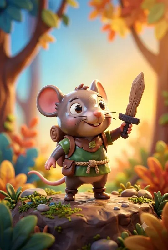 Cute 3D Clay Cartoon Generator