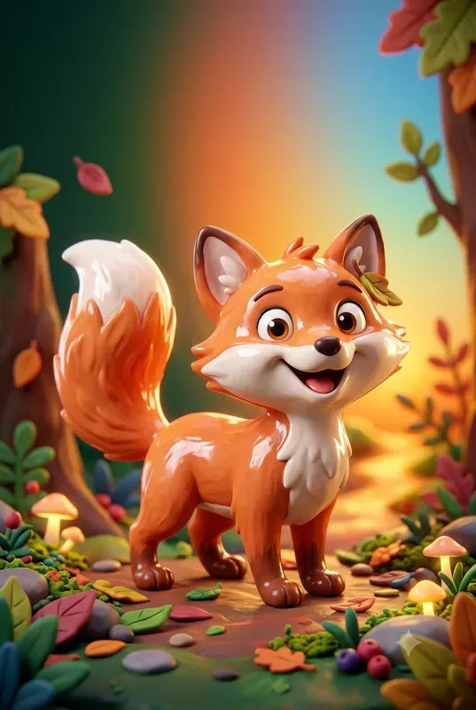 Cute 3D Clay Cartoon Generator