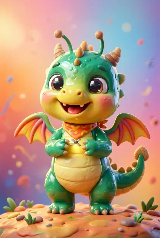 Cute 3D Clay Cartoon Generator