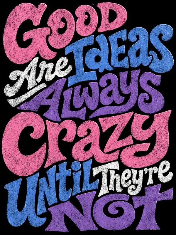 Groovy Handwritten Typography Designs