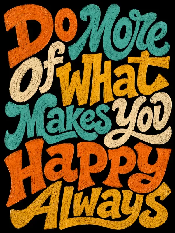 Groovy Handwritten Typography Designs
