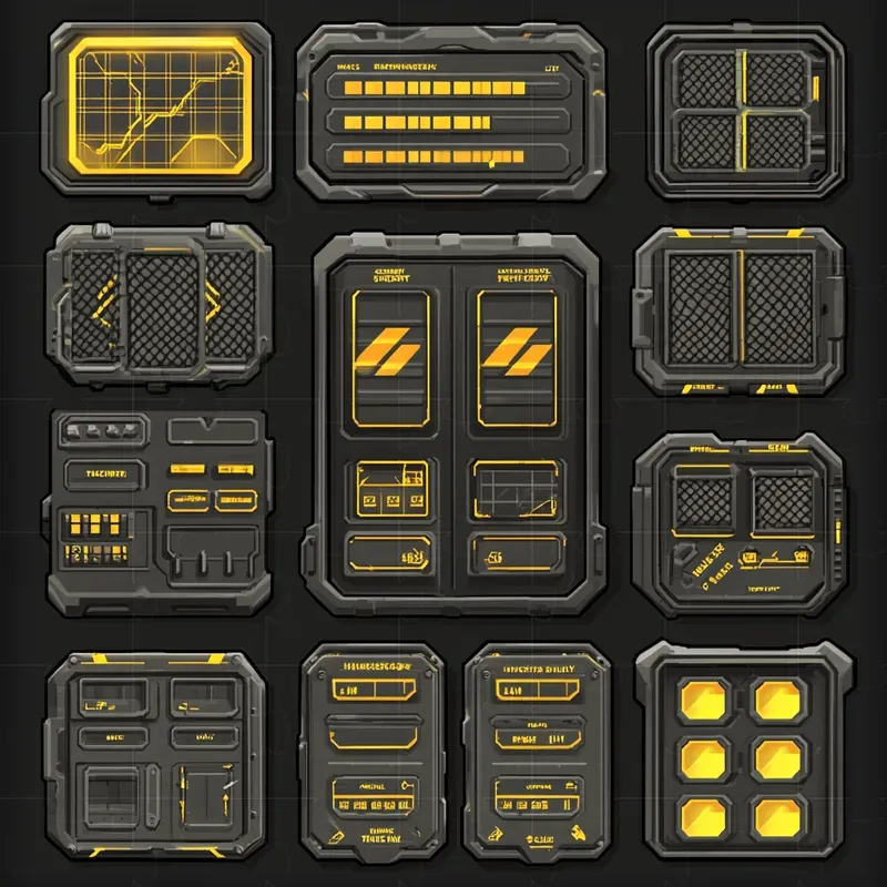 Modular Game Ui Assets