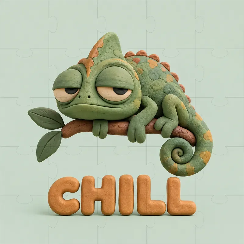 Quirky Claymation Character Icons
