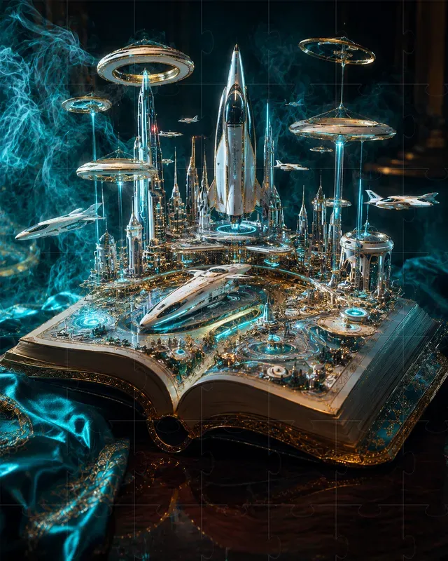 Magic 3D Book Universes