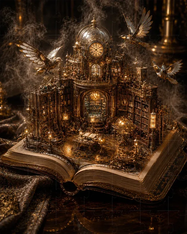 Magic 3D Book Universes