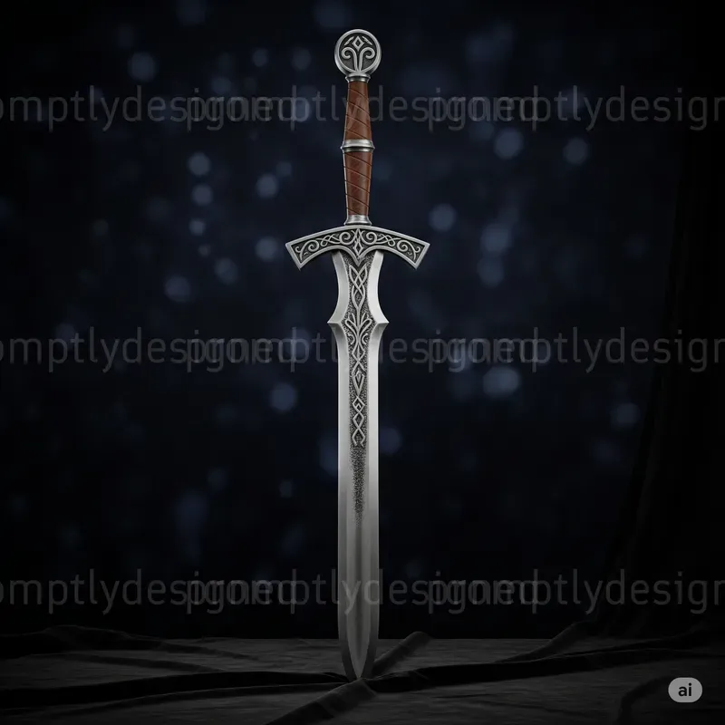 Epic Fantasy Weapon Studio Shots