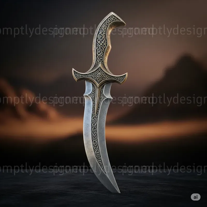 Epic Fantasy Weapon Studio Shots