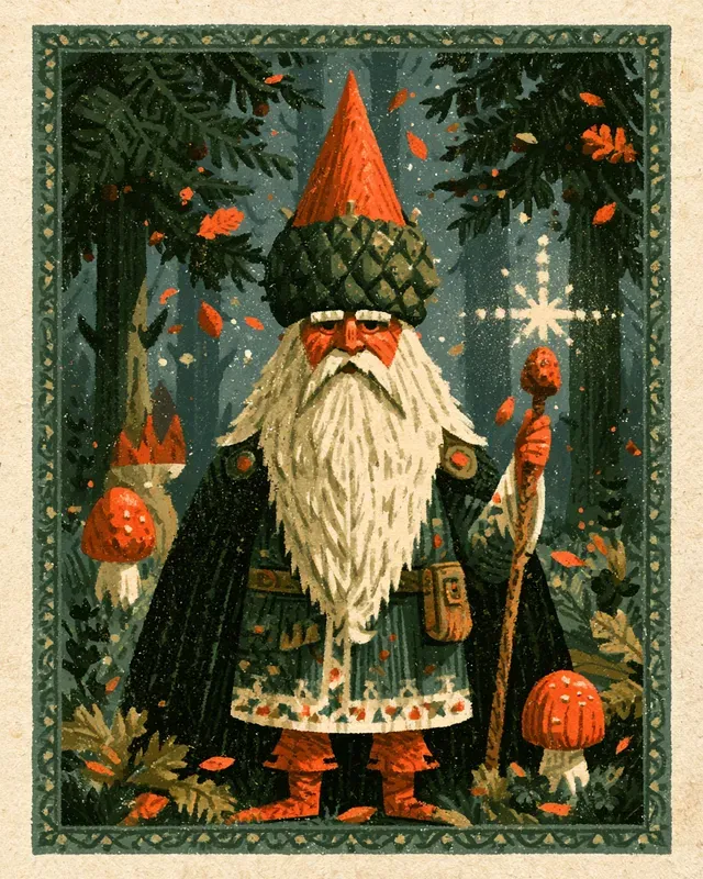 Mystical Forest Guardians Folk Characters