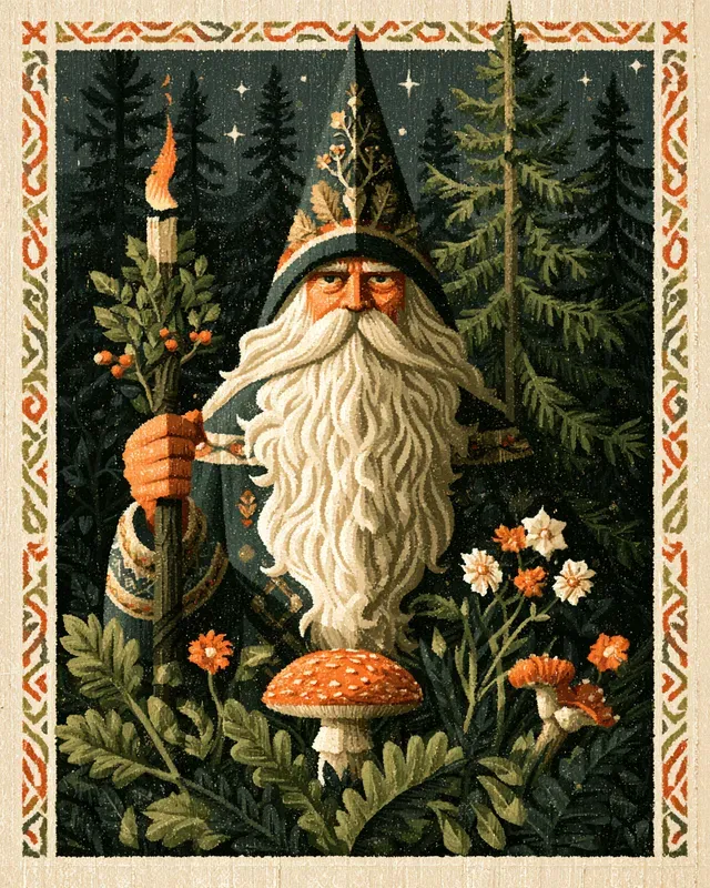 Mystical Forest Guardians Folk Characters