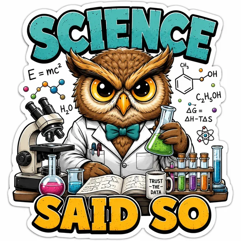 Geeky Animal Profession Stickers