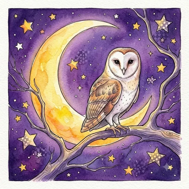 Cute Halloween Watercolor Illustrations