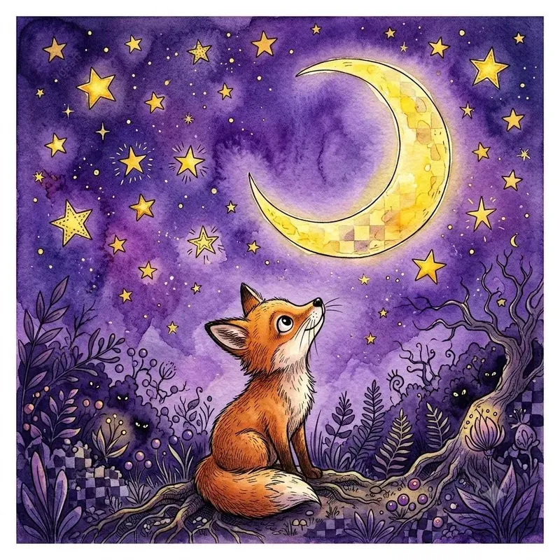 Cute Halloween Watercolor Illustrations