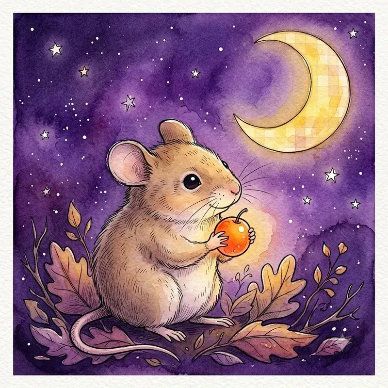 Cute Halloween Watercolor Illustrations
