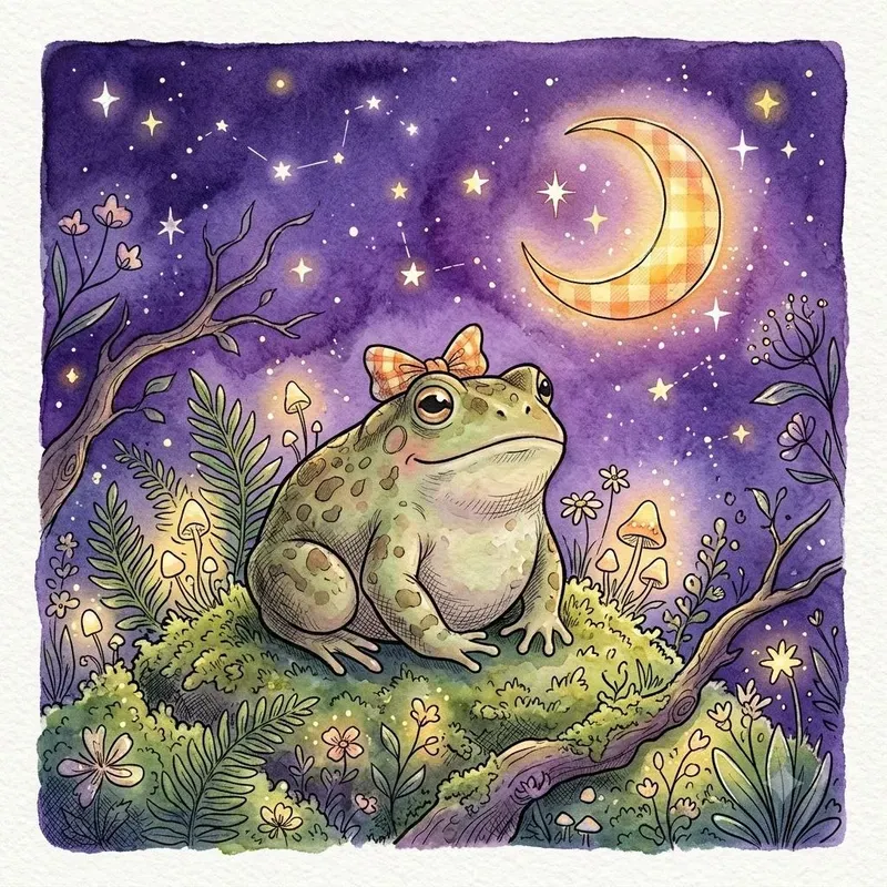 Cute Halloween Watercolor Illustrations
