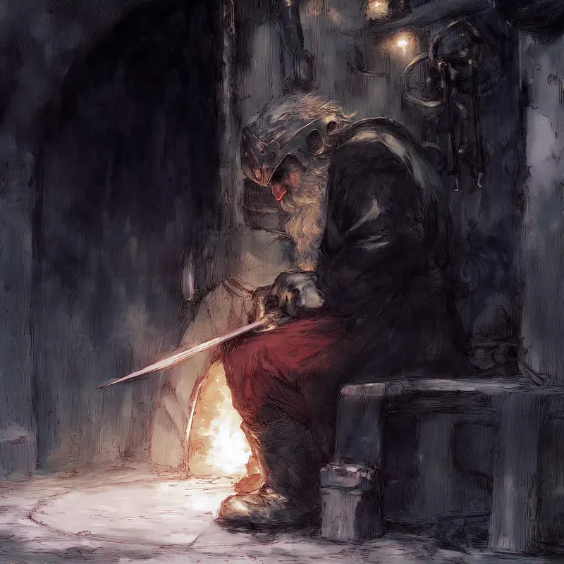 Dark Fantasy Illustration Scenes