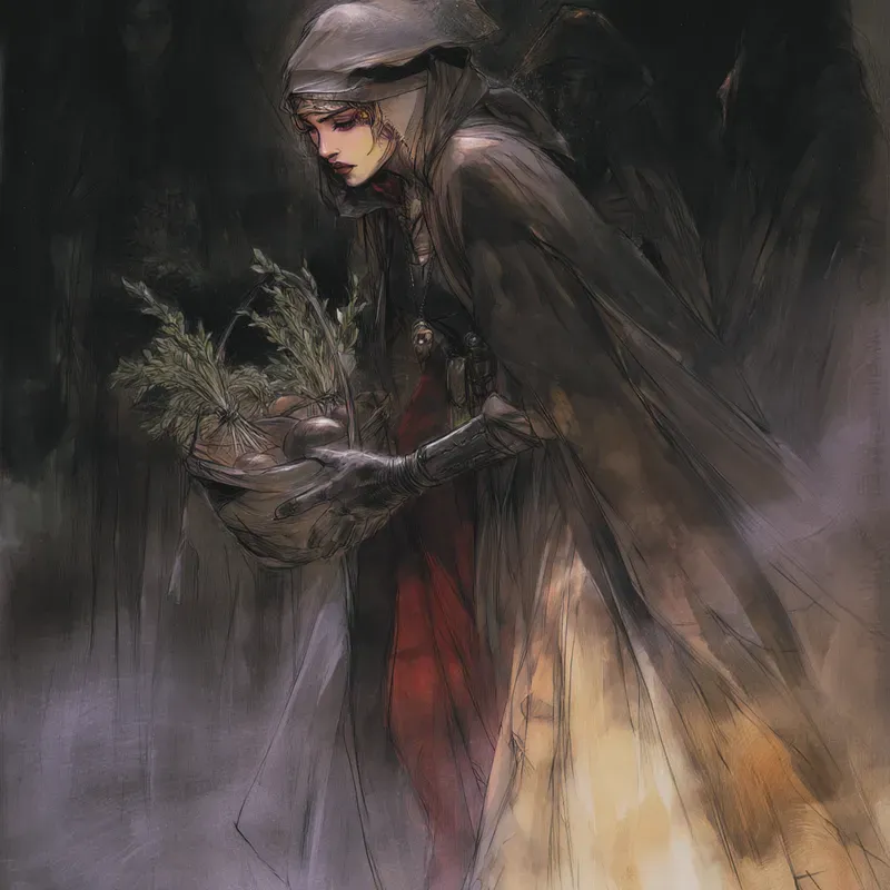 Dark Fantasy Illustration Scenes