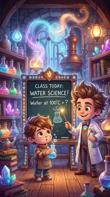 Chibi Education Fantasy Teacher Scenes