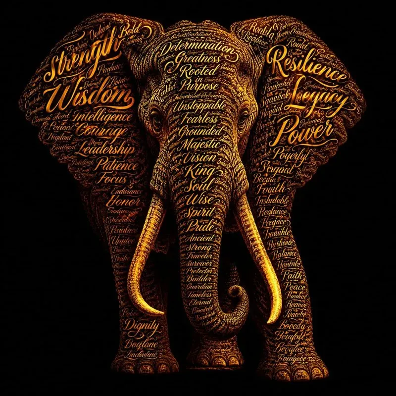 Typography Silhouette Art Collections