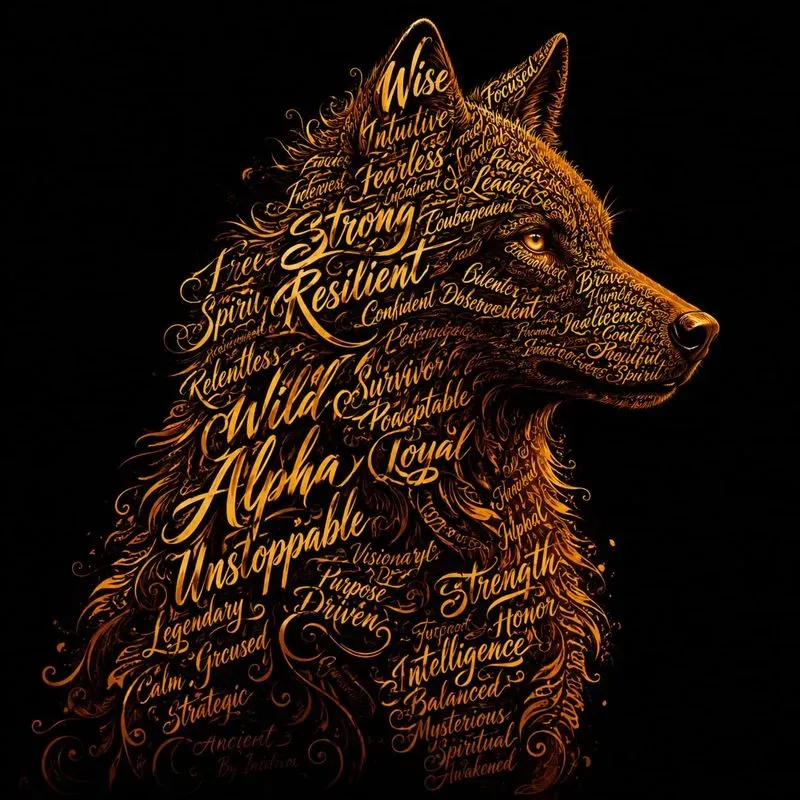 Typography Silhouette Art Collections
