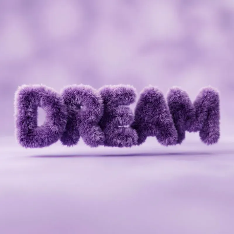 Fluffy Fur Text 3D Generator