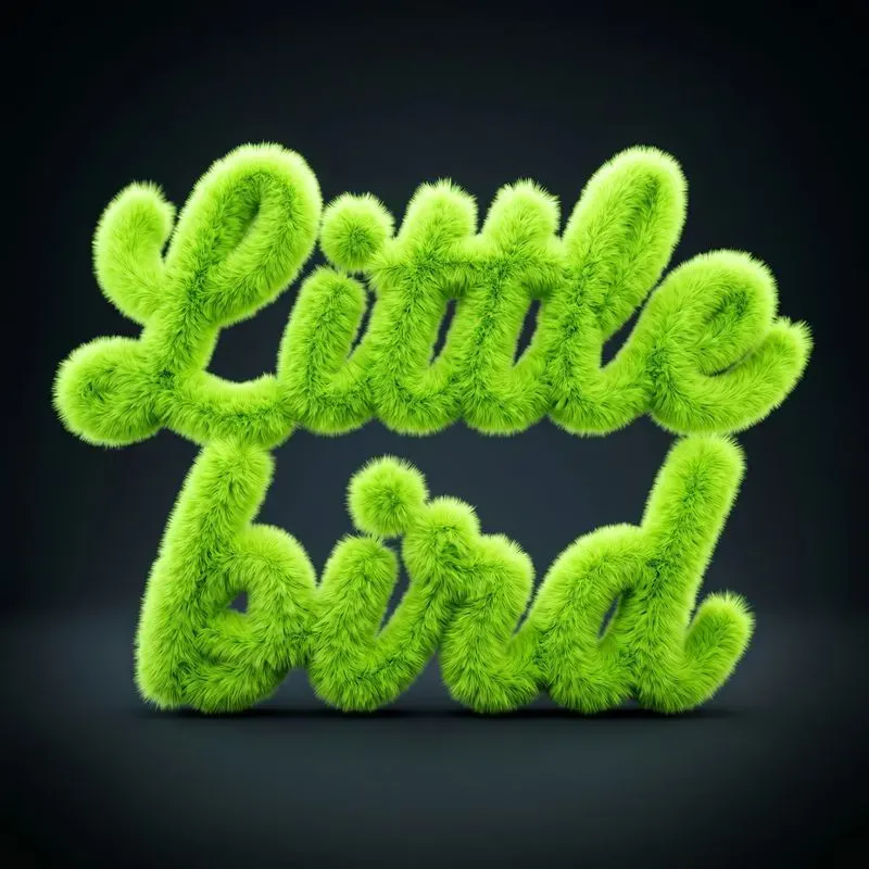 Fluffy Fur Text 3D Generator