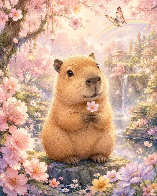 Whimsical Watercolor Baby Animals