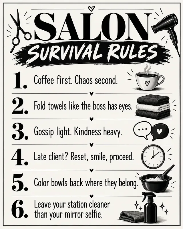 Funny House Rules Workplace Signs