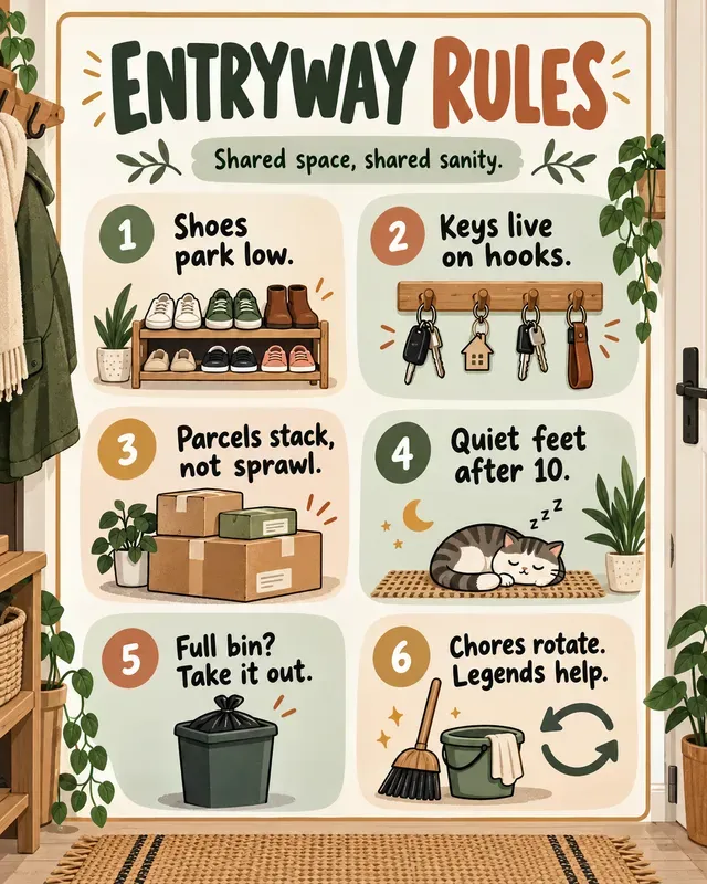 Funny House Rules Workplace Signs