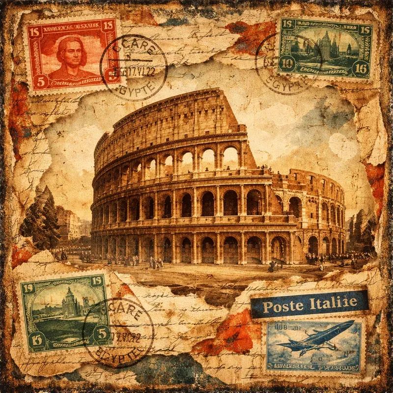 Vintage Travel Collages