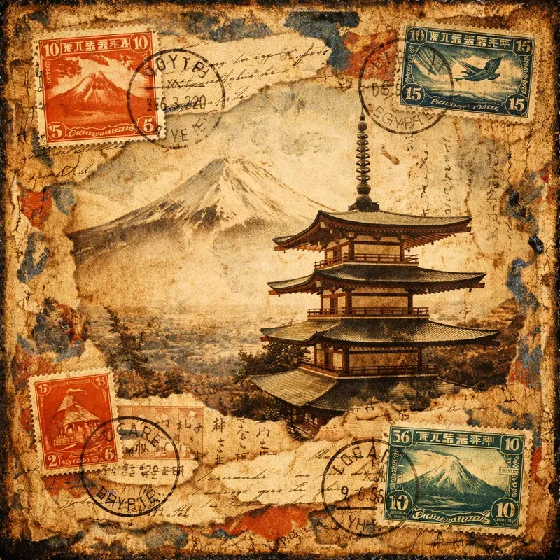 Vintage Travel Collages