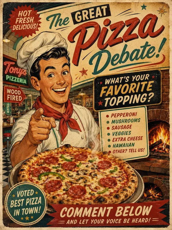 Retro Diner Engagement Posters