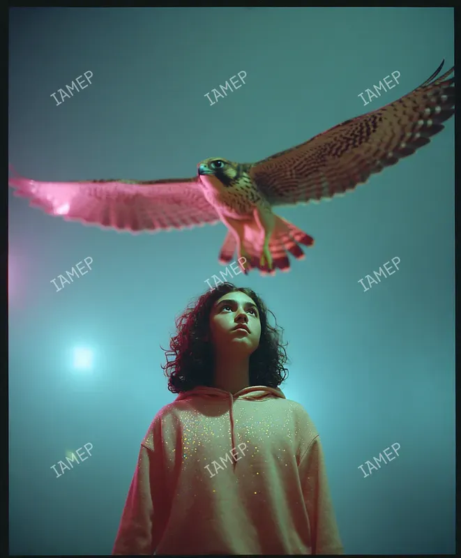 Neon Cinematic Action Portraits