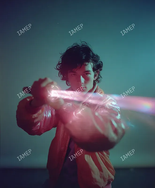 Neon Cinematic Action Portraits