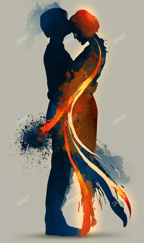 Elegant Watercolor Silhouettes