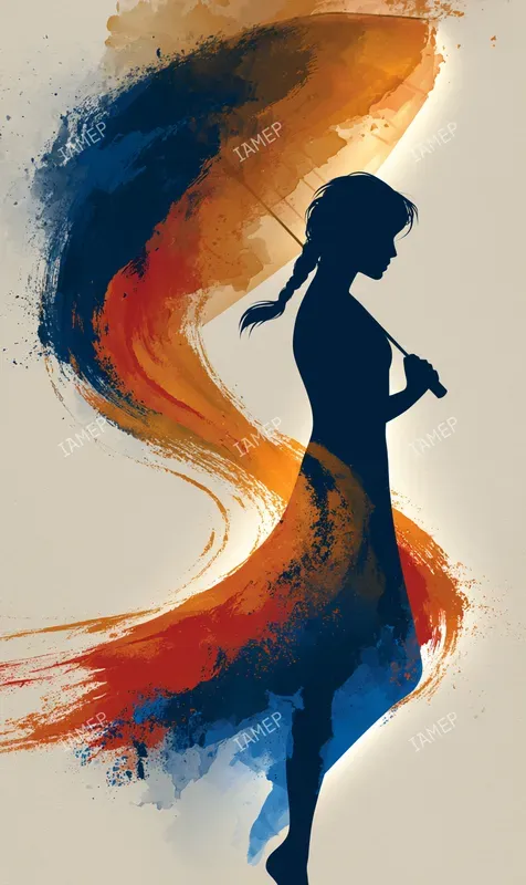 Elegant Watercolor Silhouettes