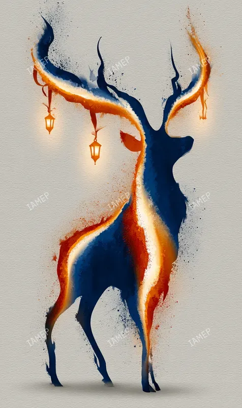 Elegant Watercolor Silhouettes