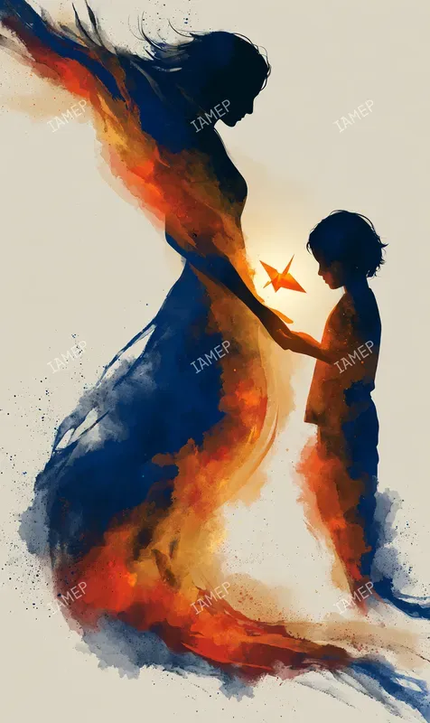Elegant Watercolor Silhouettes
