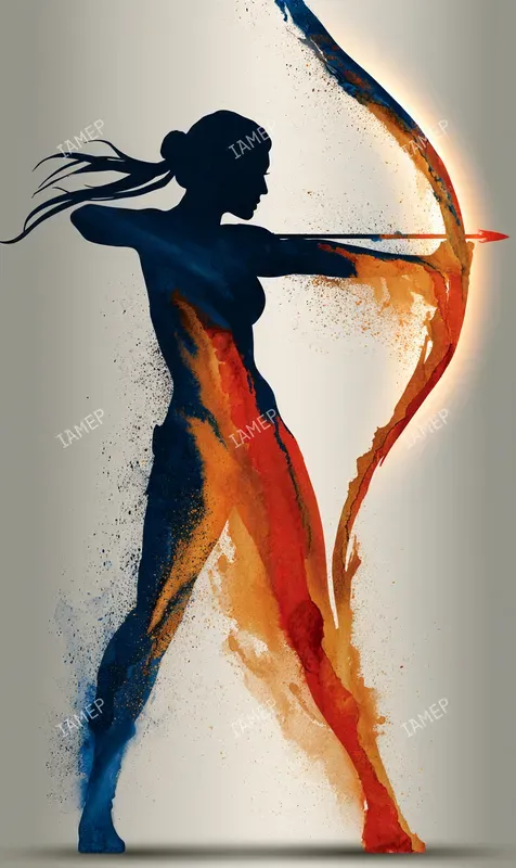 Elegant Watercolor Silhouettes