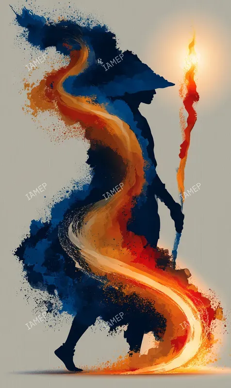 Elegant Watercolor Silhouettes
