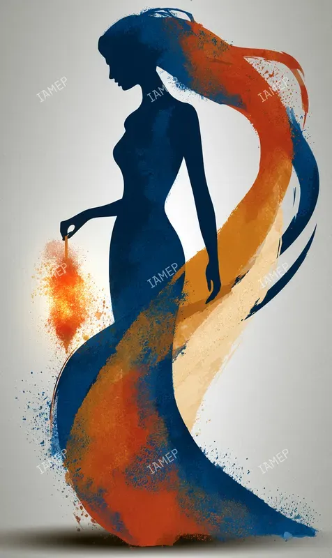 Elegant Watercolor Silhouettes