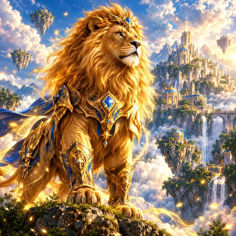 The Golden Lion Guardians