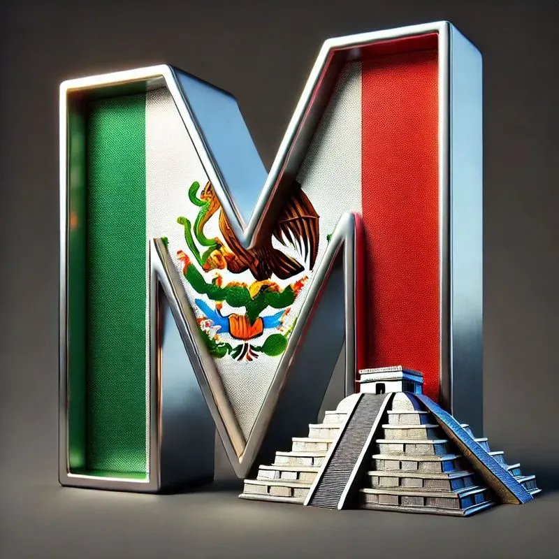 3D Landmarkthemed Letters With Flags